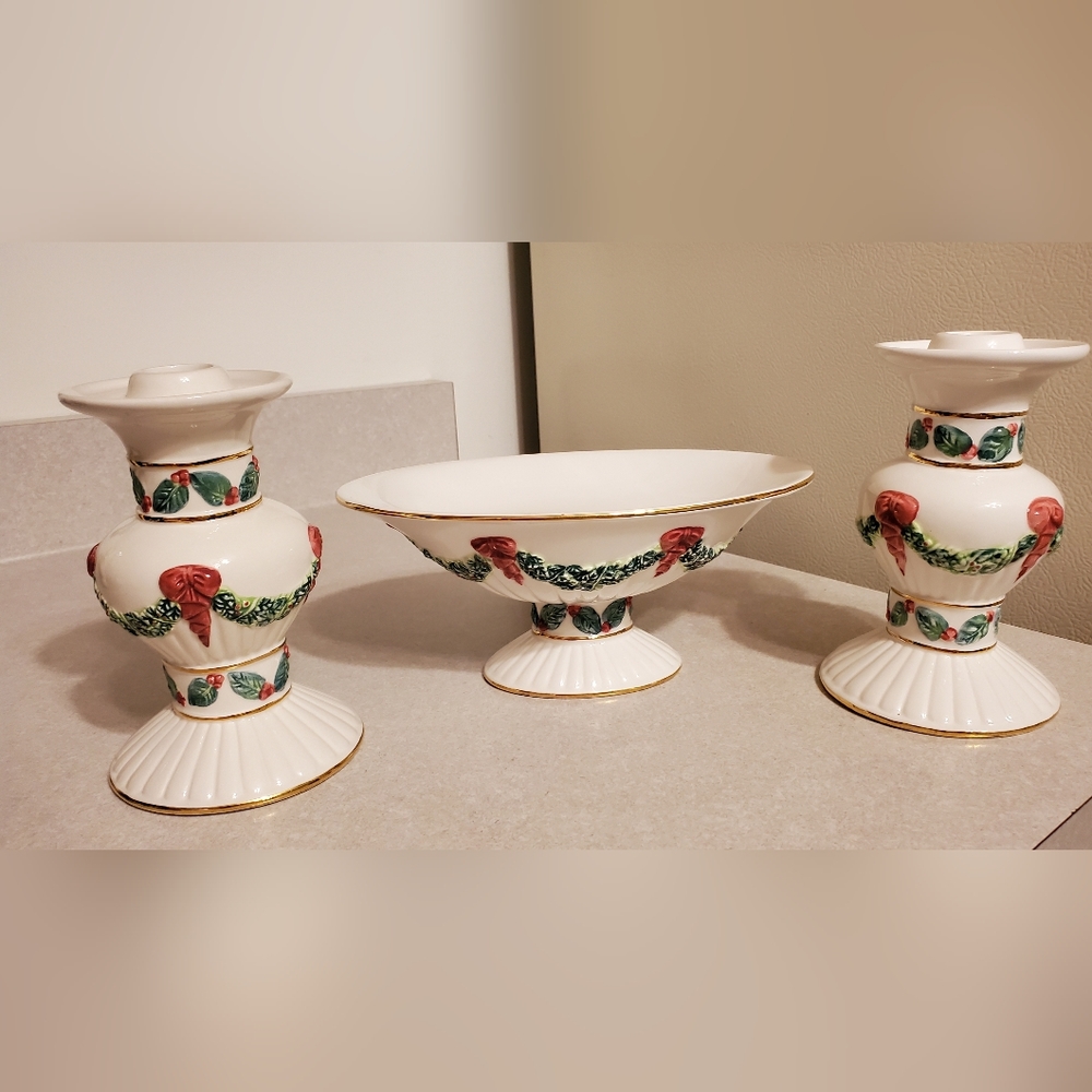 ❤️🎄💚candy🍬dish & candle🕯holders